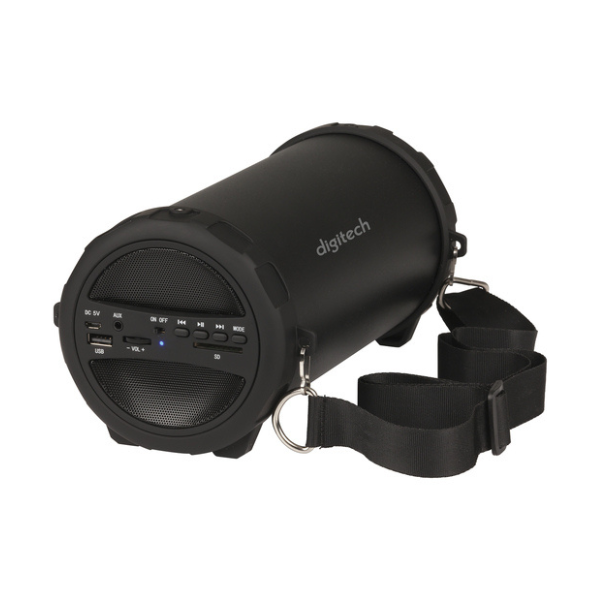 Digitech portable mini boom box with bluetooth technology