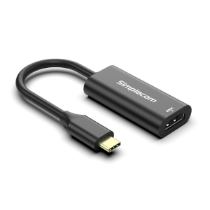 Simplecom DA105 USB-C to HDMI 2.1 Adapter 8K@60hz Converts a USB-C port to a HDMI output Compatible
