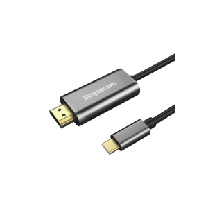 Simplecom DA321 USB-C Type C to HDMI Cable 1.8M (6ft) 4K@30Hz