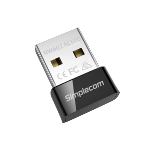 Simplecom NW602 AC600 Dual Band Nano USB WiFi Wireless Adapter