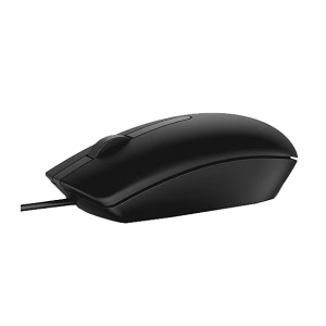 DELL MS116 WIRED USB OPTICAL MOUSE - BLACK, 1YR
