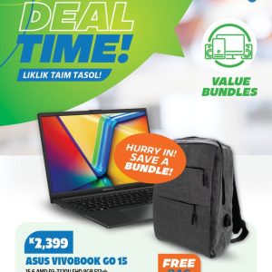 ASUS Vivobook Go 15 15.6 AMD R3-7320U FHD 8GB 512gb W11H