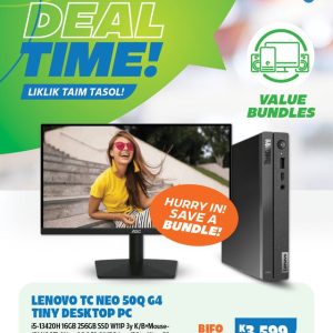 LENOVO ThinkCentre Neo 50q G4 Tiny Desktop PC i5-13420H 16GB