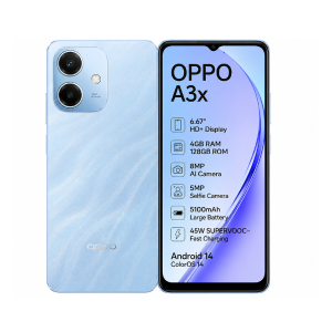 Oppo A3X MP 6.67'' HD 4+128GB DS 5/8MP 5100mah Android 14 blue Phone