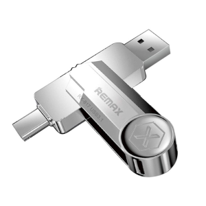 REMAX 2-in-1 USB Flash Drive (Type-C) RX-817 128G/Silver