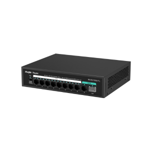 Ruijie RG-ES110GS-P-L, 10-Port 10/100/1000 Mbps Unmanaged PoE Switch RG-ES110G5-P-L
