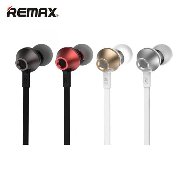 REMAX Earphone - BLACK/GOLD/RED/SILVER -RM-610D