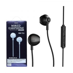 Remax Wired Earphone RM-711 (Black / Silver / Rose Gold)